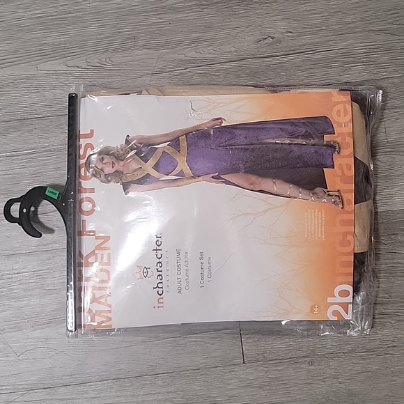 NWT Dark Forest Maiden Costume Purple/Gold Adult Large - Picture 2 of 10